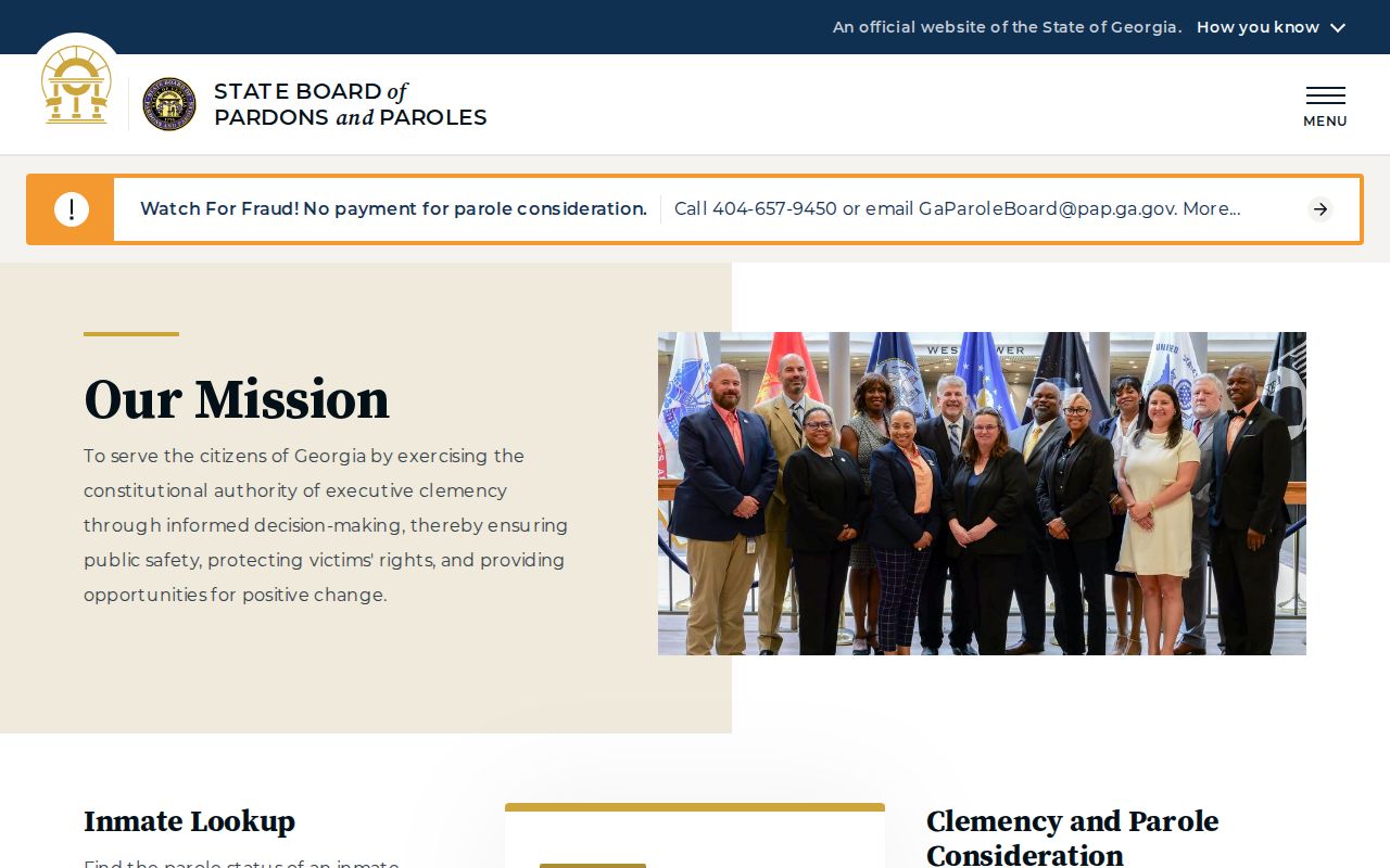 Georgia Parole Board Crisp County release record tools